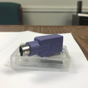 🎉FREE🎉 w/ bundles - USB to PS/2 Adapter, purple